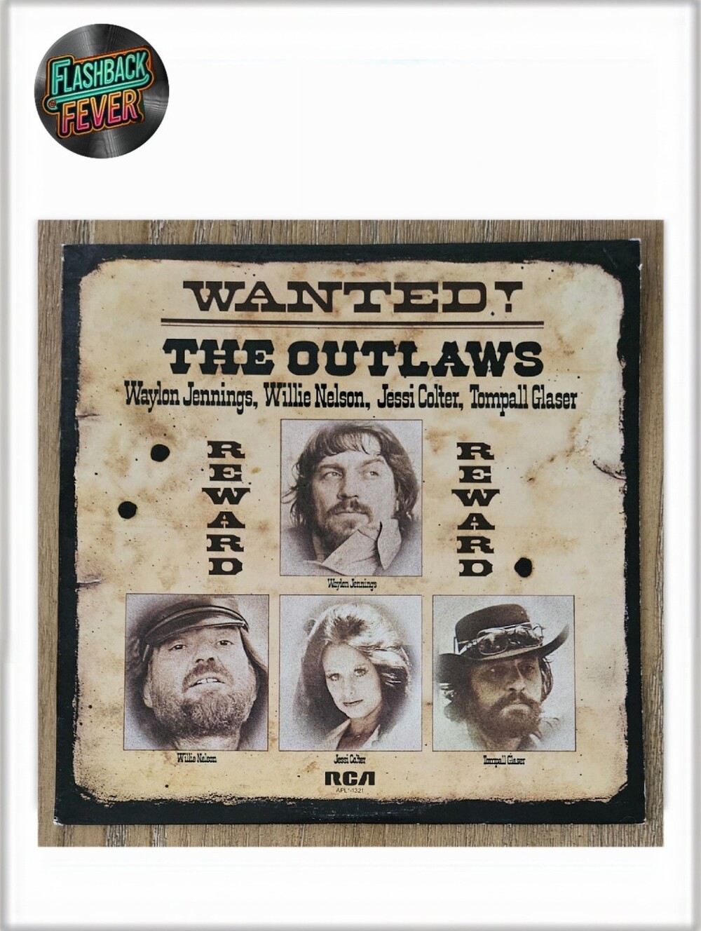 WANTED•The Outlaws•1976 US (#APL1-1321) Indianapolis, Repress